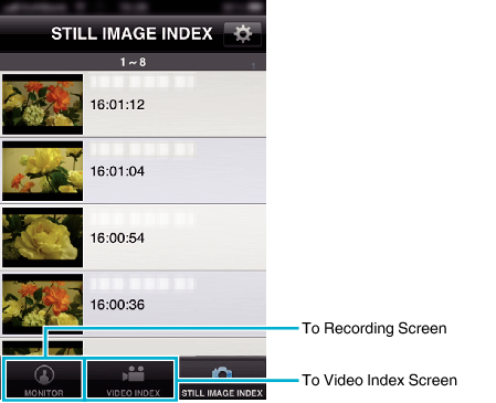 iPhone Still Image Index